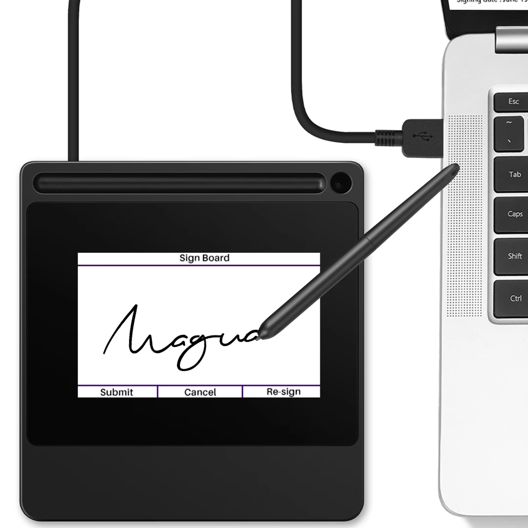 Digital Signature Pad - DS510 caneta digital eletrônica de 5