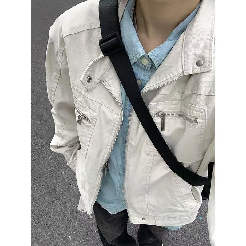 Office Tech Wear - Jaquetas bomber femininas unissex inverno poliuretano