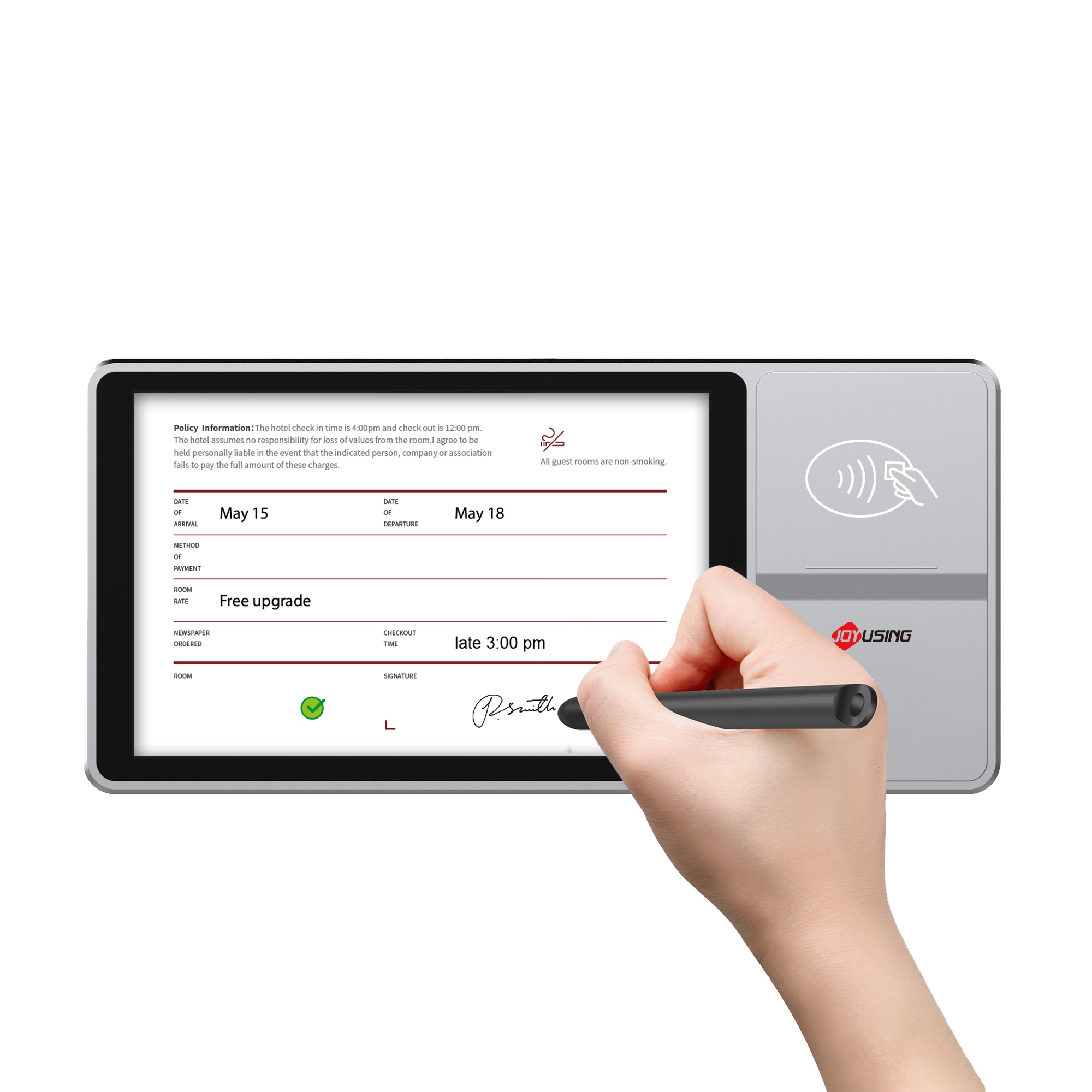 Digital Signature Pad - Scanner de Documentos com Impressão Digital