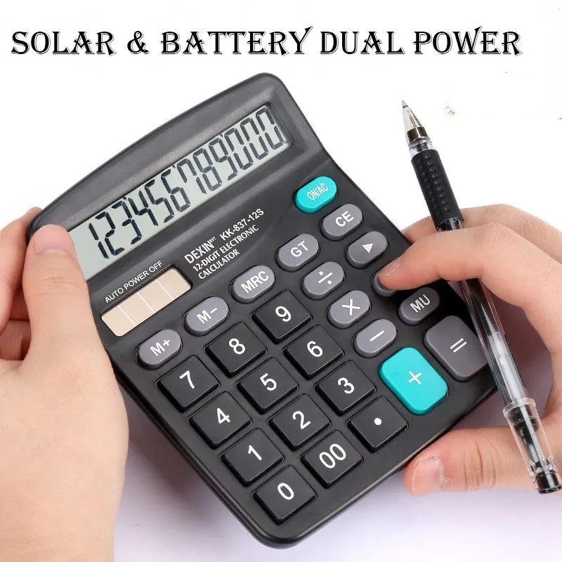 Office Technology - Calculadora com Display LCD Grande de