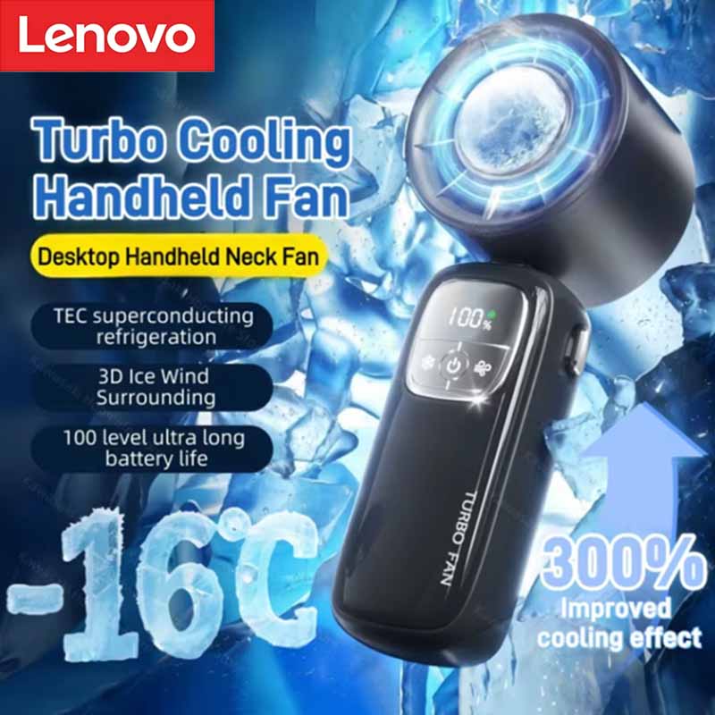 Office Tech For Home - Ventilador Turbo Elétrico Portátil Lenovo 30000RPM,